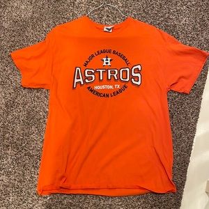 Orange vintage Astros T-shirt size large